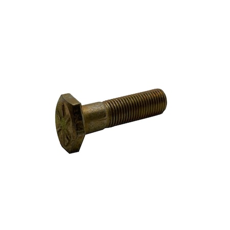 SUBURBAN BOLT AND SUPPLY Grade 8, 1/2"-13 Hex Head Cap Screw, Zinc Yellow Steel, 2-1/2 in L A0030320232ZYD